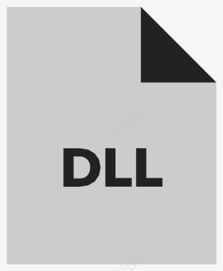 压缩文具dll压缩扩展名图标图标