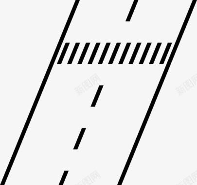 斑马线人行横道道路交叉口图标图标