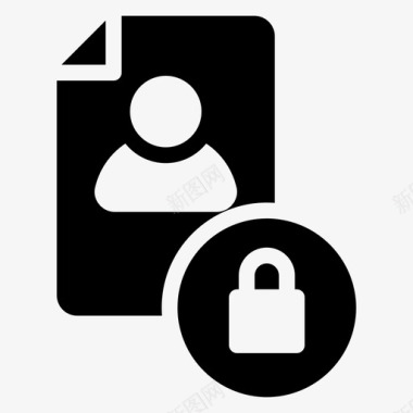 公共信息标志安全标志头像帐户文件图标图标