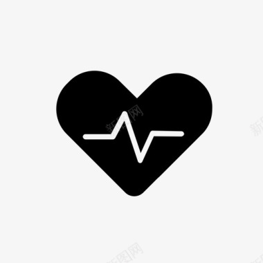心跳心脏心血管图标图标
