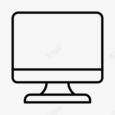 桌面计算机数字图标图标