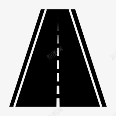 道路高速公路跑道图标图标
