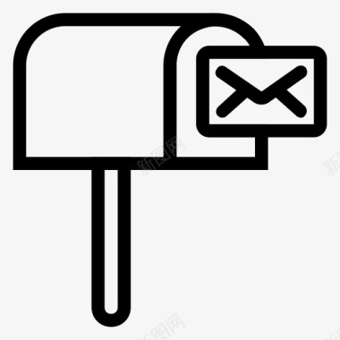 qq网络邮箱电子邮件收件箱包裹图标图标