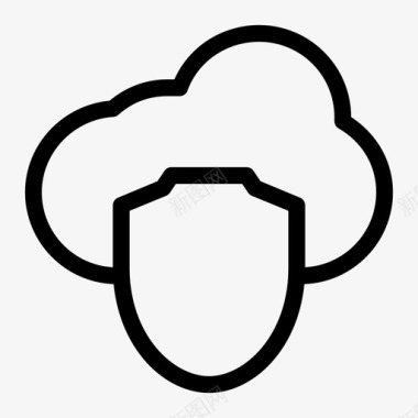 快云防护在线云安全图标图标