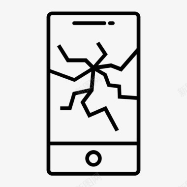 智能手机智能手机坏了手机坏了屏幕坏了图标图标
