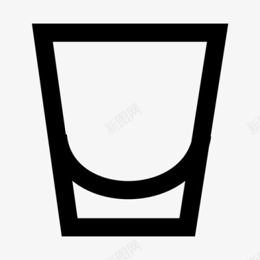 小杯龙舌兰酒伏特加图标图标