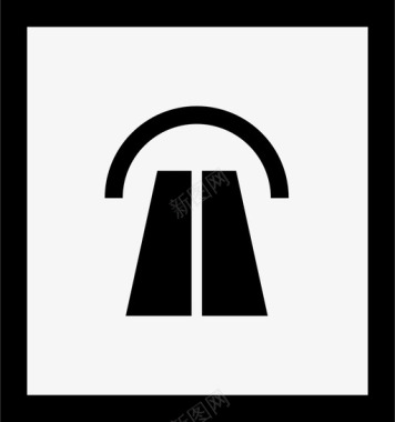 公路道路路标图标图标