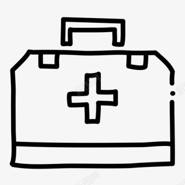 医疗包急救箱医生包卫生图标图标