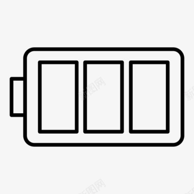 图标满格电池满电池充电电池空电池图标图标