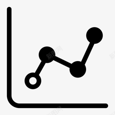 商品展示图图表分析增长图图标图标