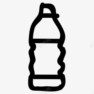 瓶果汁液体图标图标