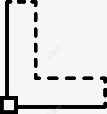 矢量医用工具虚线绘制图标图标