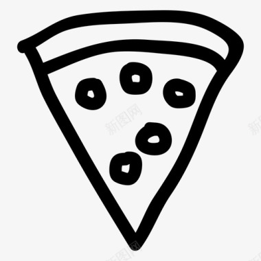 披萨厨师烹饪图标图标
