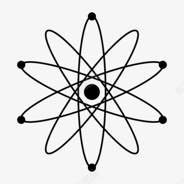 原子分子粒子图标图标