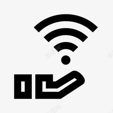 免费wifi礼品优质网络网格图标图标