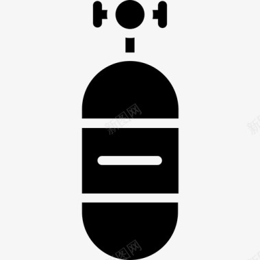 氧气罐压缩空气氧气瓶图标图标