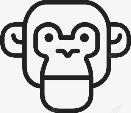 猿猴动物金刚图标图标