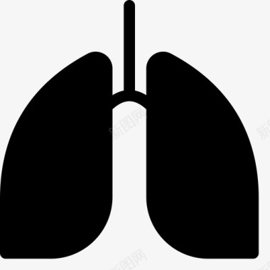 肺消化健康图标图标