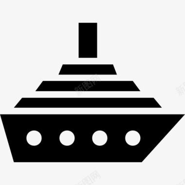 豪华巡洋舰座舱巡洋舰豪华游轮图标图标