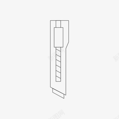 转刀工具实用刀切割学校图标图标