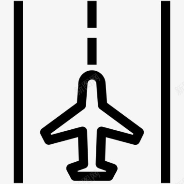 跑道飞机机场图标图标
