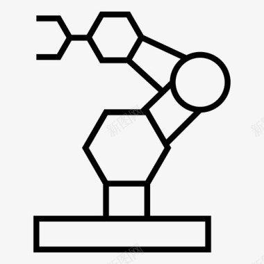 机械动图工业机器人自动化机械图标图标