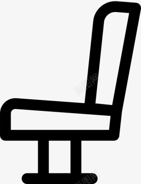 基础设施舒适的基础设施沙龙椅子图标图标