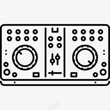 乐队dj控制台乐队乐器图标图标