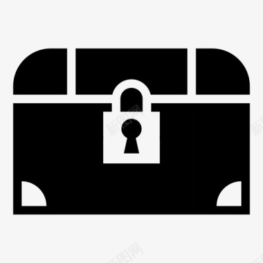 宝箱钱海盗图标图标