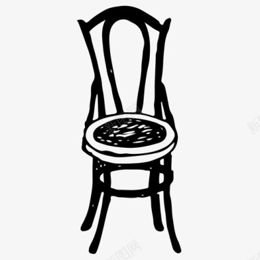 椅子家具手绘图标图标