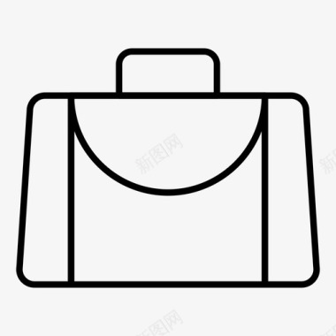 矢量运动t恤箱包手袋购物袋图标图标