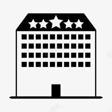 酒店旅馆豪华酒店图标图标