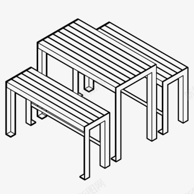 座位图片采购产品长凳城市家具公园图标图标