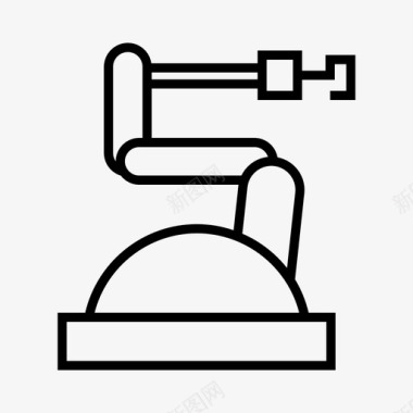制造业工业机器人自动化工业图标图标