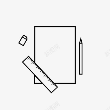 画室草图绘图图标图标