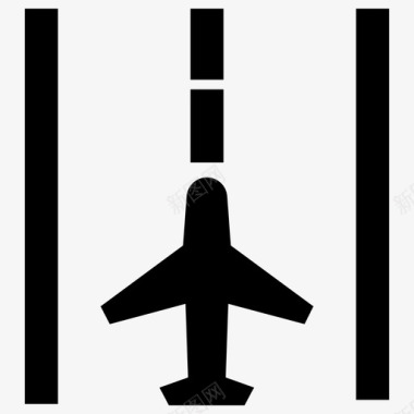 跑道飞机图标图标