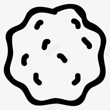 曲奇饼干食物图标图标