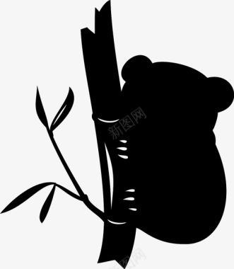 熊猫竹子图标图标