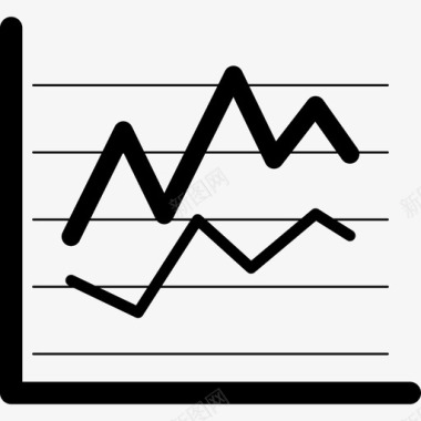 商业统计数据商业图表象形图手绘详细图标图标