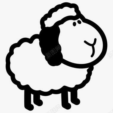 羊羊动物图标图标