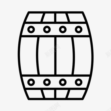短板木桶木桶船水图标图标