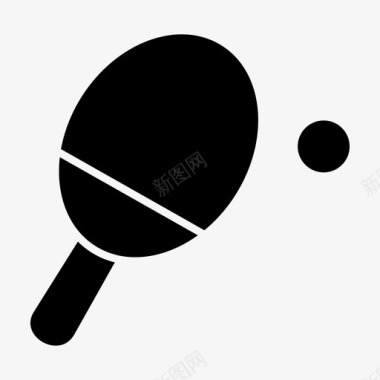 乒乓球比赛奥运会图标图标