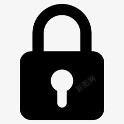 密码锁图标设计密码锁粗体ui图标2高清图片