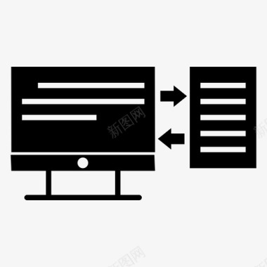 文本打字计算机文件图标图标