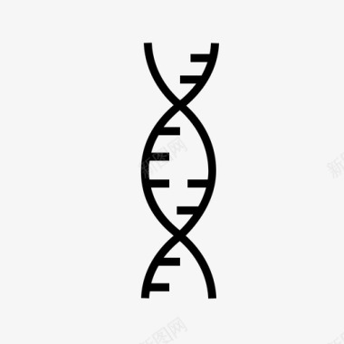 基因检查dna染色体基因图标图标