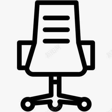 椅子椅子家具办公室图标图标