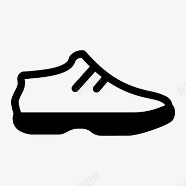 休闲鞋背景运动鞋脚慢跑图标图标