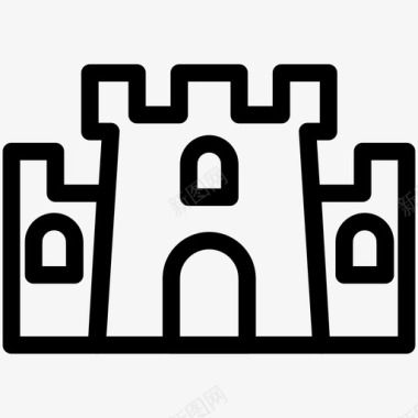 城堡堡垒王国图标图标