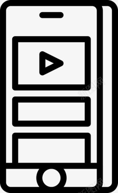 视频PNG矢量图视频转盘应用程序内容图标图标