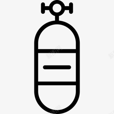 氧气瓶氧气罐压缩空气氧气瓶图标图标